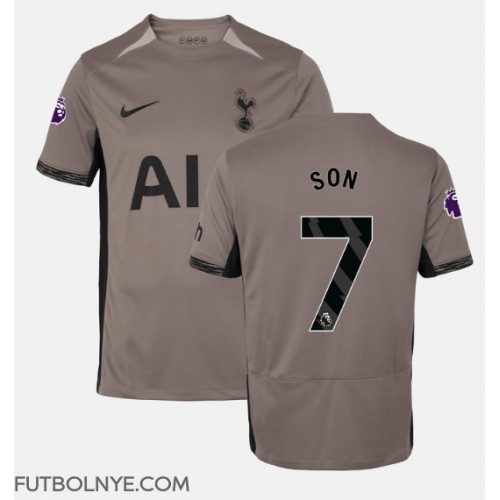 Camiseta Tottenham Hotspur Son Heung-min #7 Tercera Equipación 2023-24 manga corta